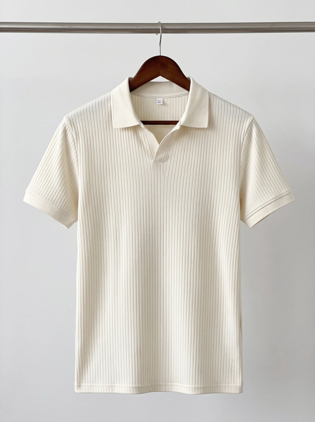 Cream Old Money Polo (Flat 50% Off)